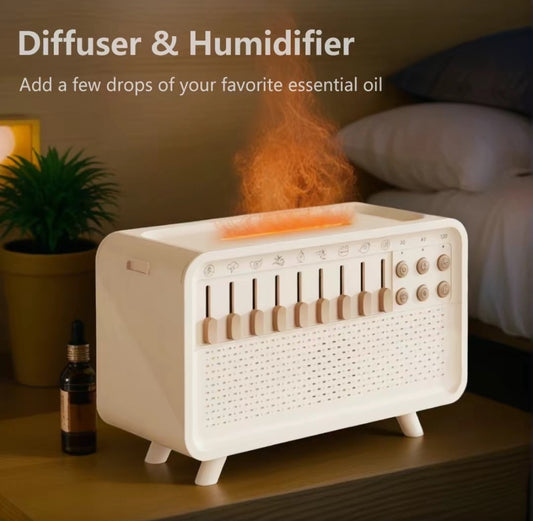 ZenMist 3-in-1 Bluetooth Humidifier with Nature Sounds & Night Light